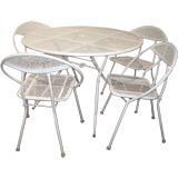 Retro Outdoor  Garden Set - Table and Four Chairs