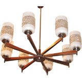 1960's Eight Arms Light Fixture