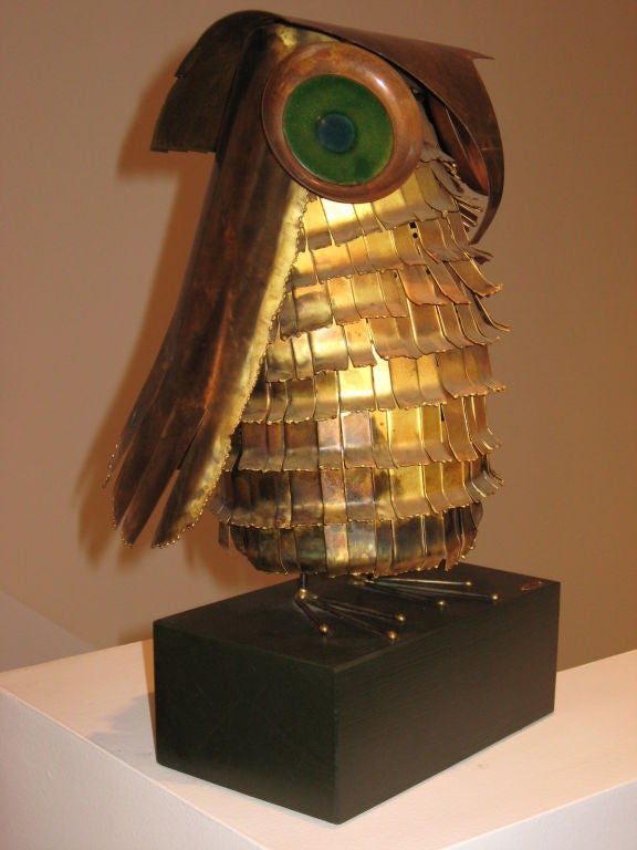 Curtis Jere Owl Sculpture