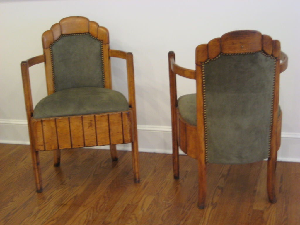 Pair of Chairs Attributed From the Isle de France