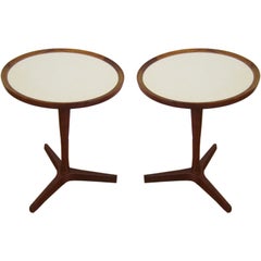 Pair of Side Tables Designed by Hans Andersen