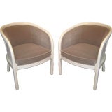 Pair of Classic Tub Arm Chairs