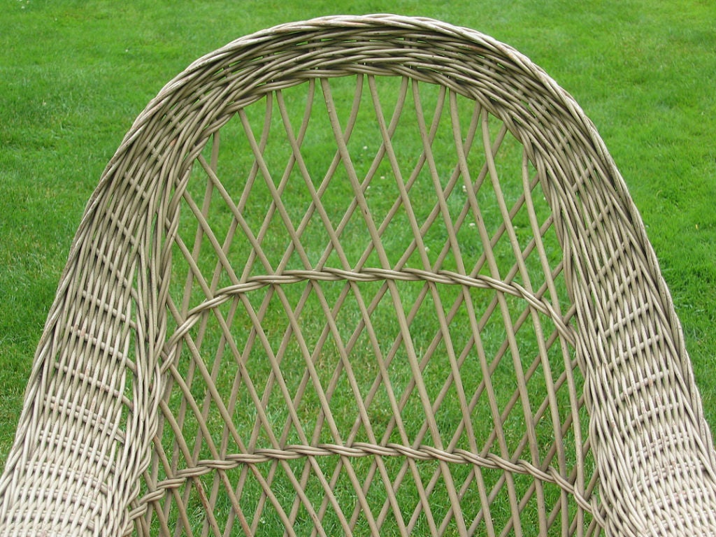 Reed PAIR BAR HARBOR WICKER CHAIR & ROCKER