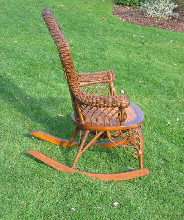 victorian wicker chair