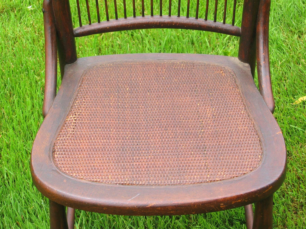 MATCHING PAIR WICKER SIDE CHAIRS 1