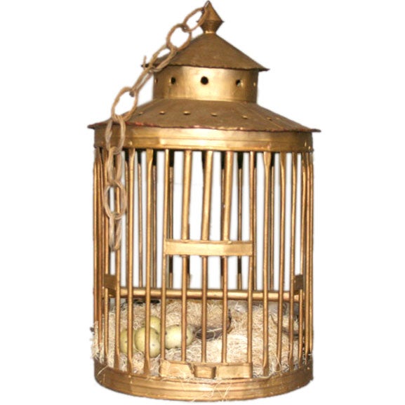 Tole Bird Cage