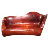 Magnificent Carved Mahogany Bench
