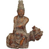 Antique Seated Buddha Statue