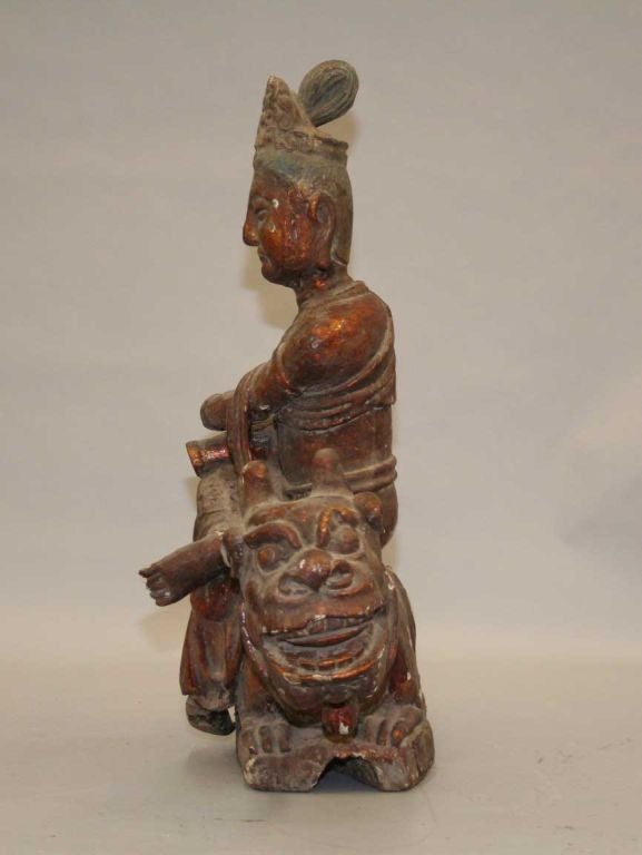 Antique Seated Buddha Statue