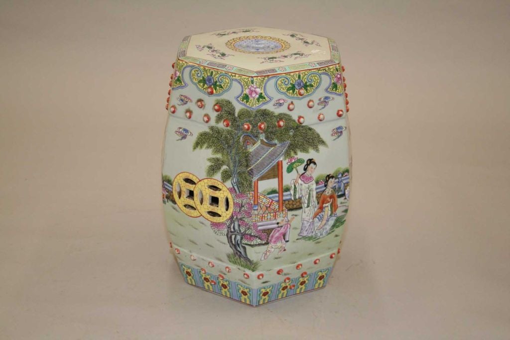 Vintage Chinese Garden Stool
