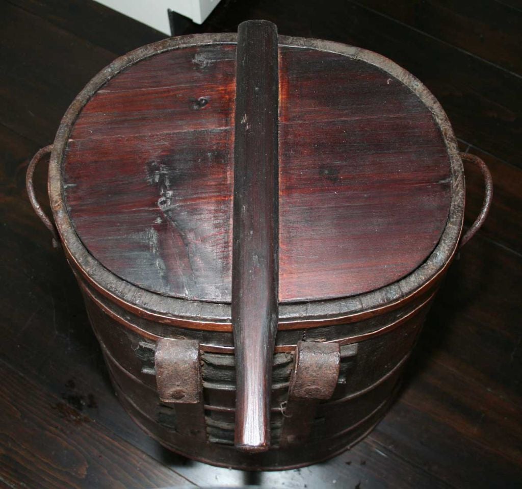 Wood Chinese Water Bucket