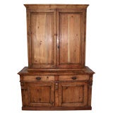 Stepback Danish Pine Cupboard