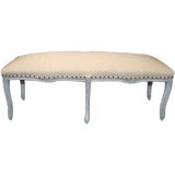 Louis XV Style Painted Bench
