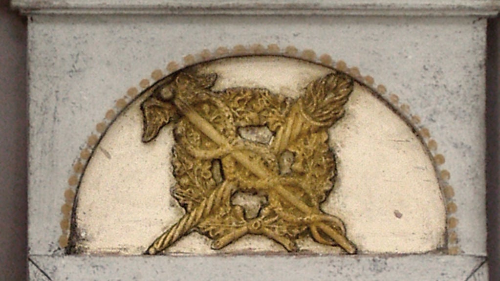 Carl XVI Johan Mirror in White Paint