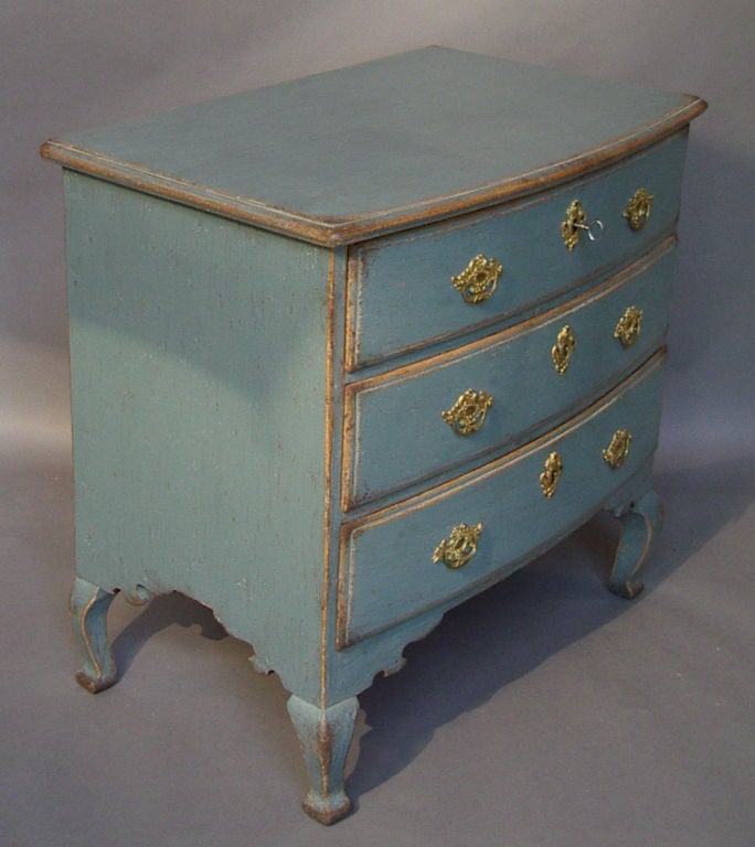 Period Bow Front Commode