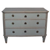 Gustavian Three Drawer Chest