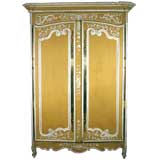 A Louis XV Painted Armoire
