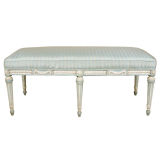 Antique A Louis XVI Style Painted Bench