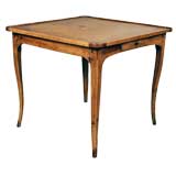 A Louis XV Fruitwood Games Table