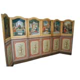 An Italian Neoclassic Six Panel Screen