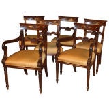 A Fine Set of Six Regency Mahogany Chairs