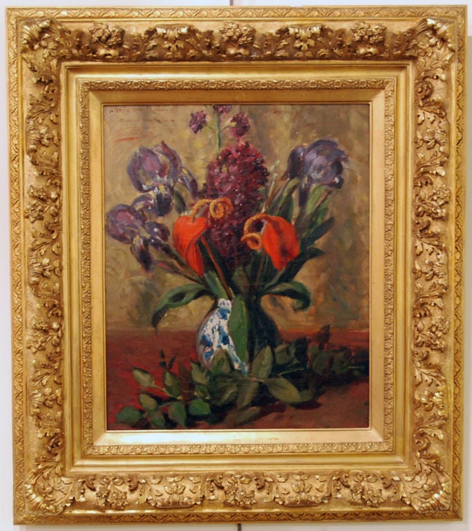 “Vase de Fleurs” by Leon Herbo