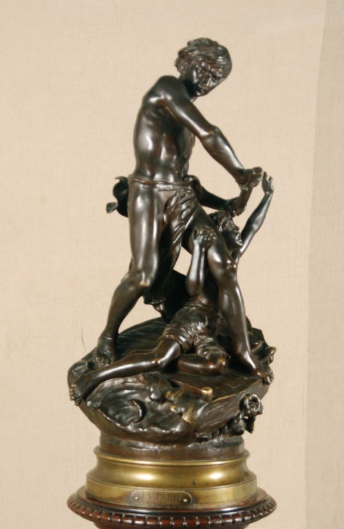 “En Peril” by Sylvain Kinsburger, French, 1855-1935 1