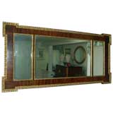 A George II Mahogany & Parcel-Gilt Mirror