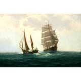 “Ships at Sea” by Theodore Victor Carl Valenkamph