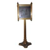 Antique A Neo-gothic Style Bronze Double Sided Sign Post
