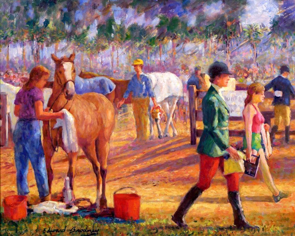 “An Equestrian Event” by Edward Brodney