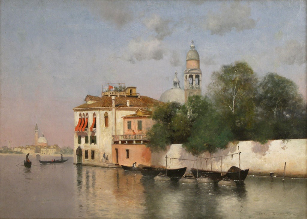 “View of the Grand Canal” by Warren W. Sheppard