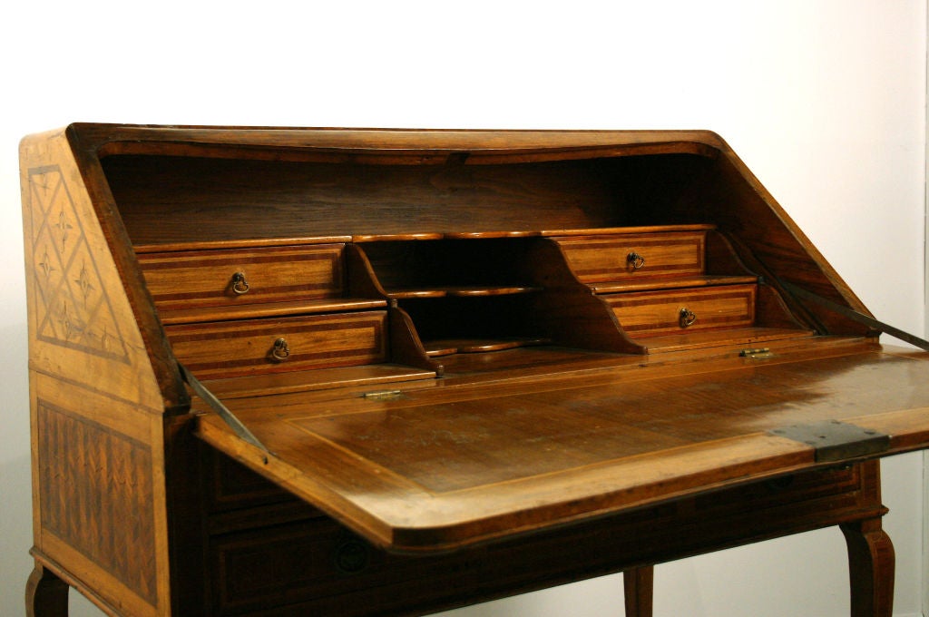 A Fine Italian Neoclassical Marquetry Desk