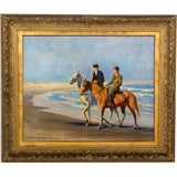 Vintage “Riding along the Shore” by Helena Sturtevant