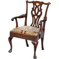 English Chippendale Period Armchair 7
