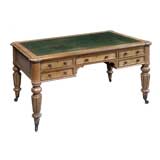 Antique English Victorian Partners Writing Table /Desk