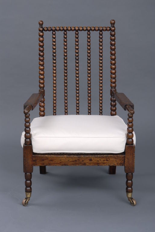 Early Victorian Bobbin Armchair