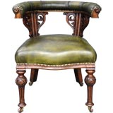 English William IV Desk Arm Chair