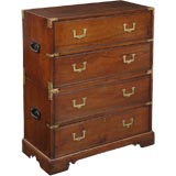 Anglo-Indian Teak Campaign Chest