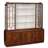 English Art Deco Display Cabinet