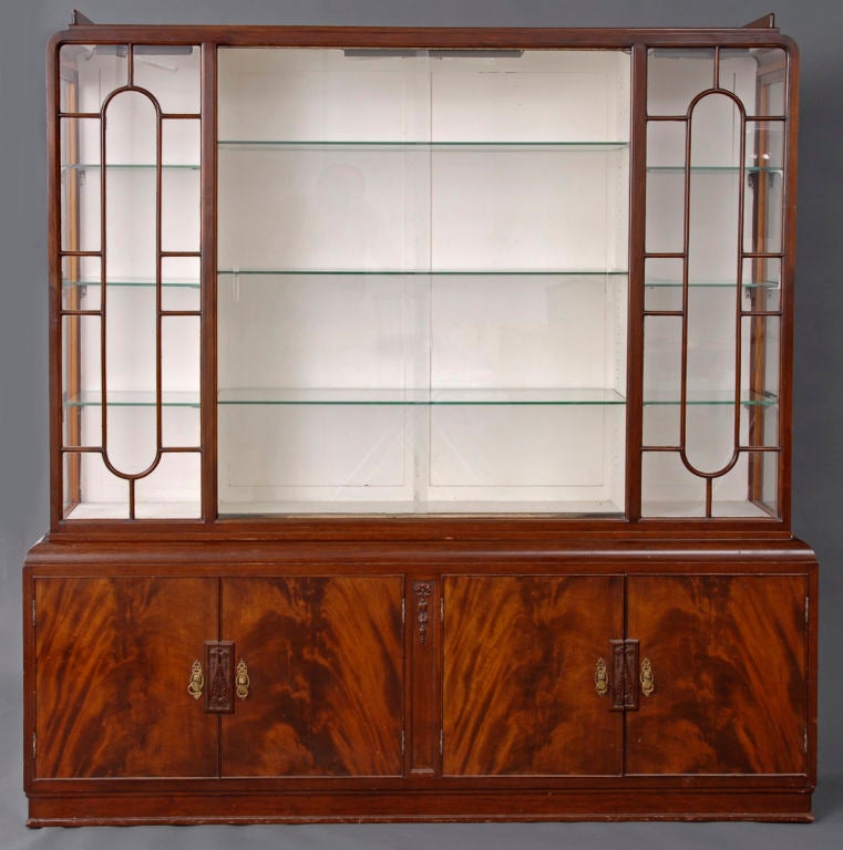 English Art Deco Display Cabinet