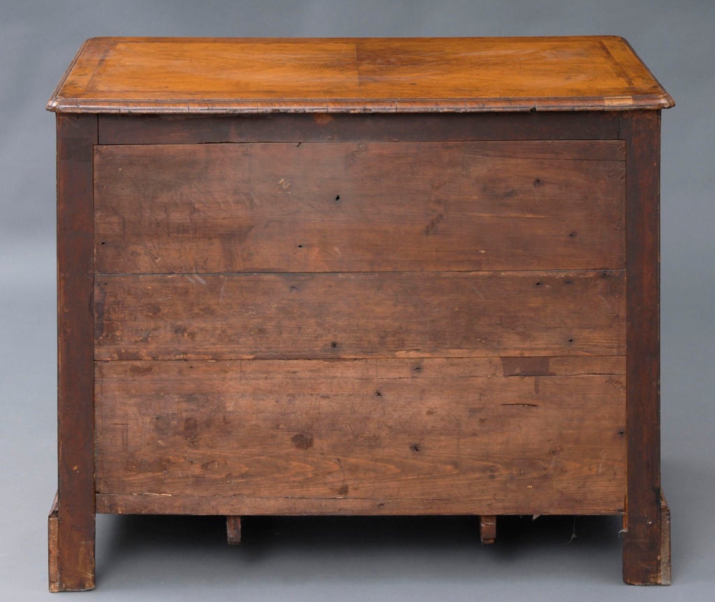 19th Century English Walnut Ladies Kneehole Desk For Sale