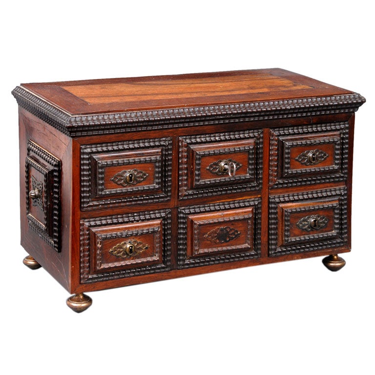 Miniature Portuguese Chest For Sale