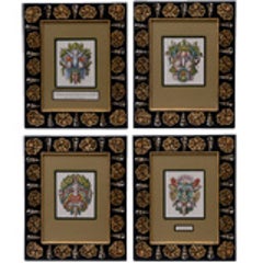 French Set 4 Copperplate Engravings by Le Potre 2