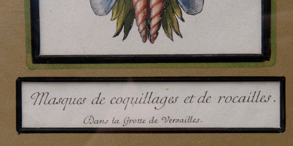 17th Century French Set of Four Copperplate Engravings by Le Potre For Sale
