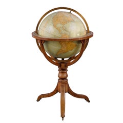 English Georgian Terrestrial Globe on Stand