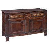 Antique English George II Oak Cupboard