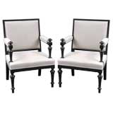 Pair French Bergeres