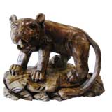 Antique Stone Carved Tiger