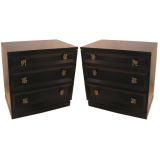 Pair of Mahogany Chest Cabinets